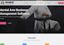 build wix martial arts school website self defense classes booking website